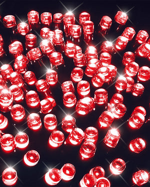 Flashing Red 400 Piece LED Christmas Fairy Lights