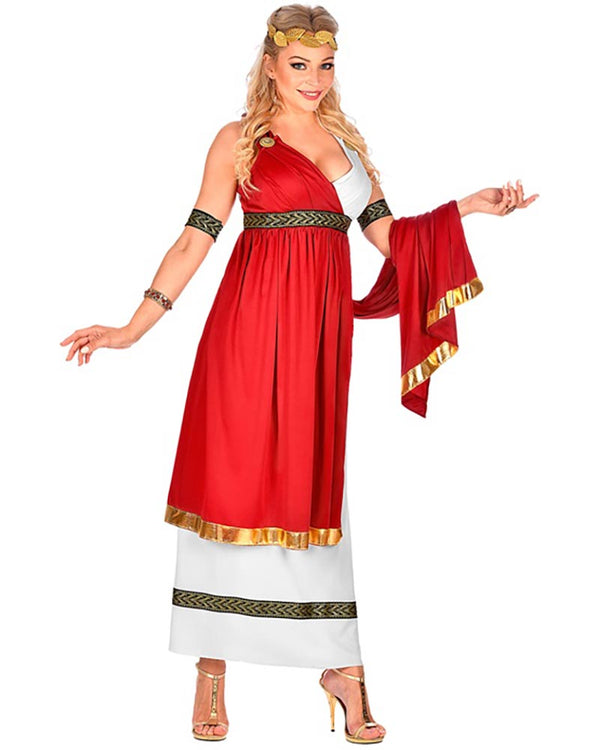 Red Roman Empress Womens Costume