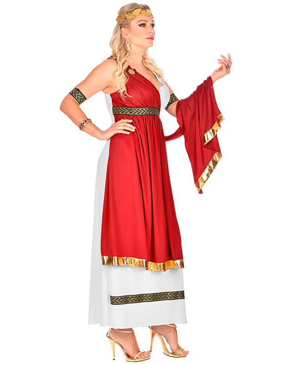 Red Roman Empress Womens Costume