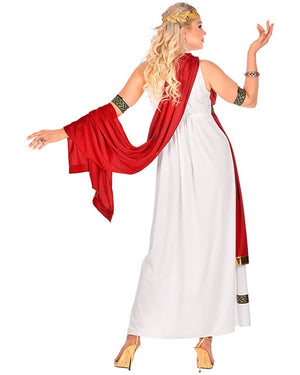 Red Roman Empress Womens Costume