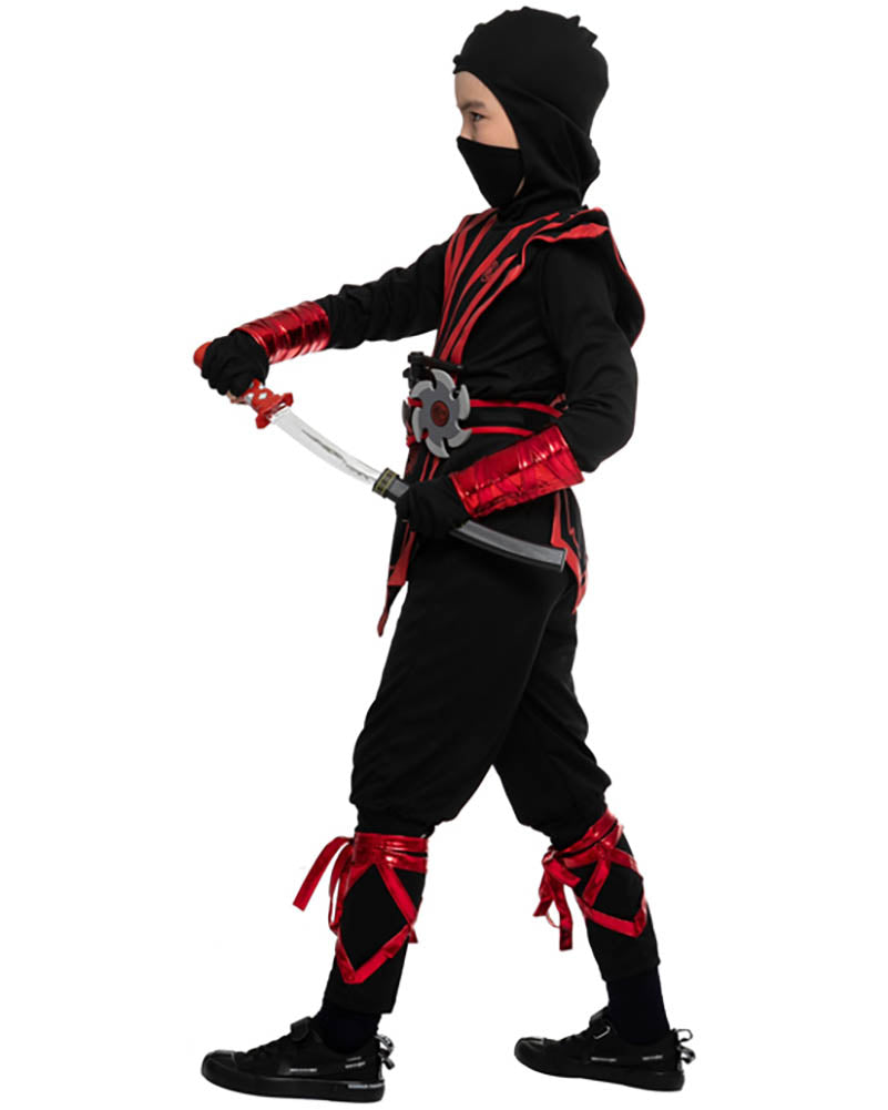 Red Serpent Ninja Complete Boys Costume