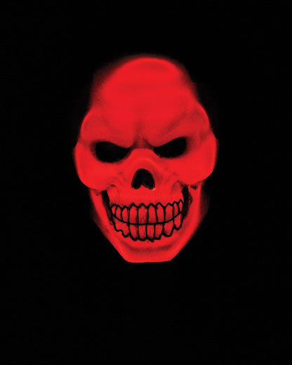 Red Skull Light Up Mask