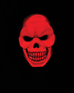Red Skull Light Up Mask