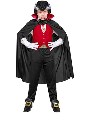 Red Vest Vampire Boys and Teens Costume