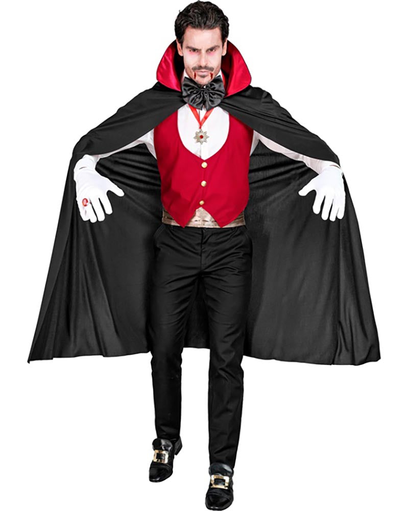 Red Vest Vampire Mens Costume