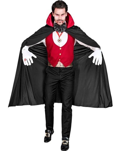 Red Vest Vampire Mens Costume