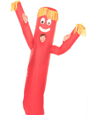 Red Wavy Arm Guy Inflatable Kids Costume