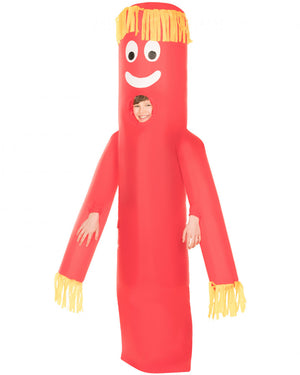 Red Wavy Arm Guy Inflatable Kids Costume