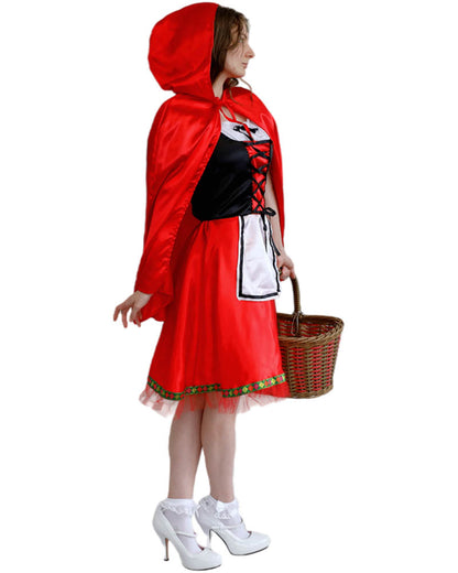 Red Riding Hood Dress Womens Costume