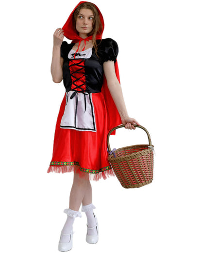 Red Riding Hood Dress Womens Costume