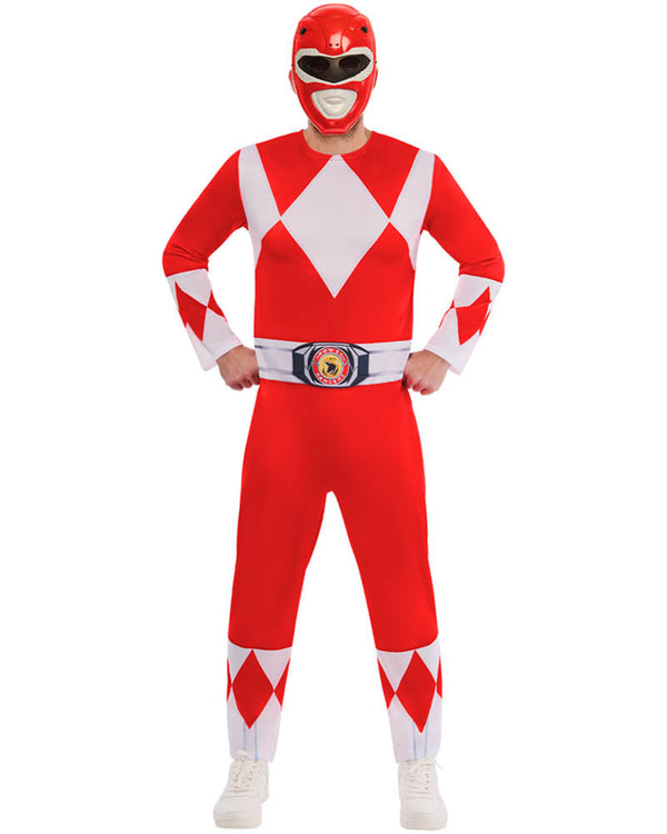 Red Power Rangers Deluxe Adult Costume