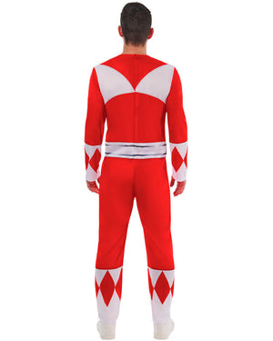 Red Power Rangers Deluxe Adult Costume