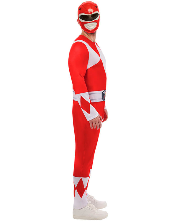 Red Power Rangers Deluxe Adult Costume