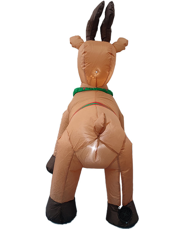 Reindeer Christmas Lawn Inflatable 1m