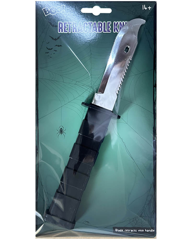 Retractable Knife Halloween Prop 26cm