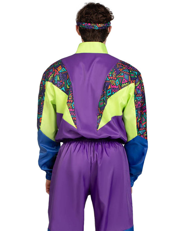 Retro 80s Tracksuit Mens Costume