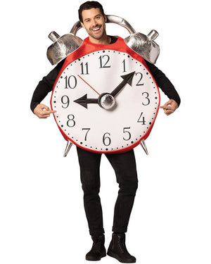 Retro Alarm Clock with Bell Adult Costume