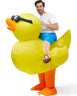 Ride On Rubber Ducky Inflatable Adults Costume