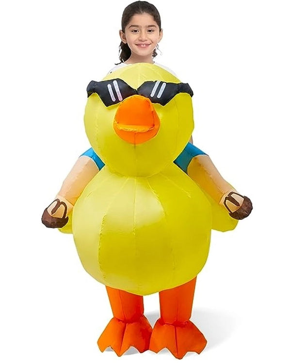 Ride On Rubber Ducky Inflatable Kids Costume