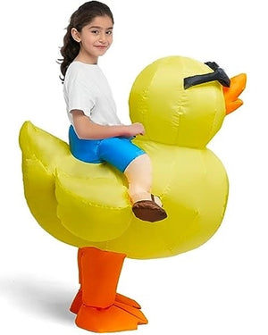 Ride On Rubber Ducky Inflatable Kids Costume