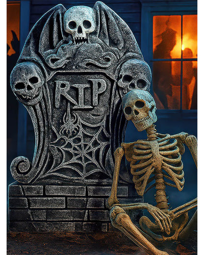 RIP Wings Tombstone 59cm