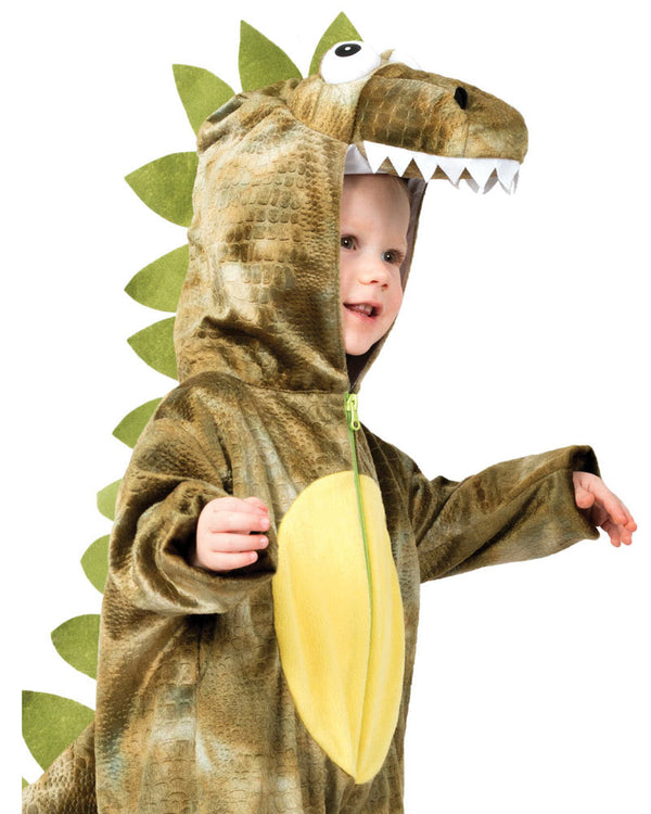 Roarin Rex Green Dinosaur Toddler and Kids Costume