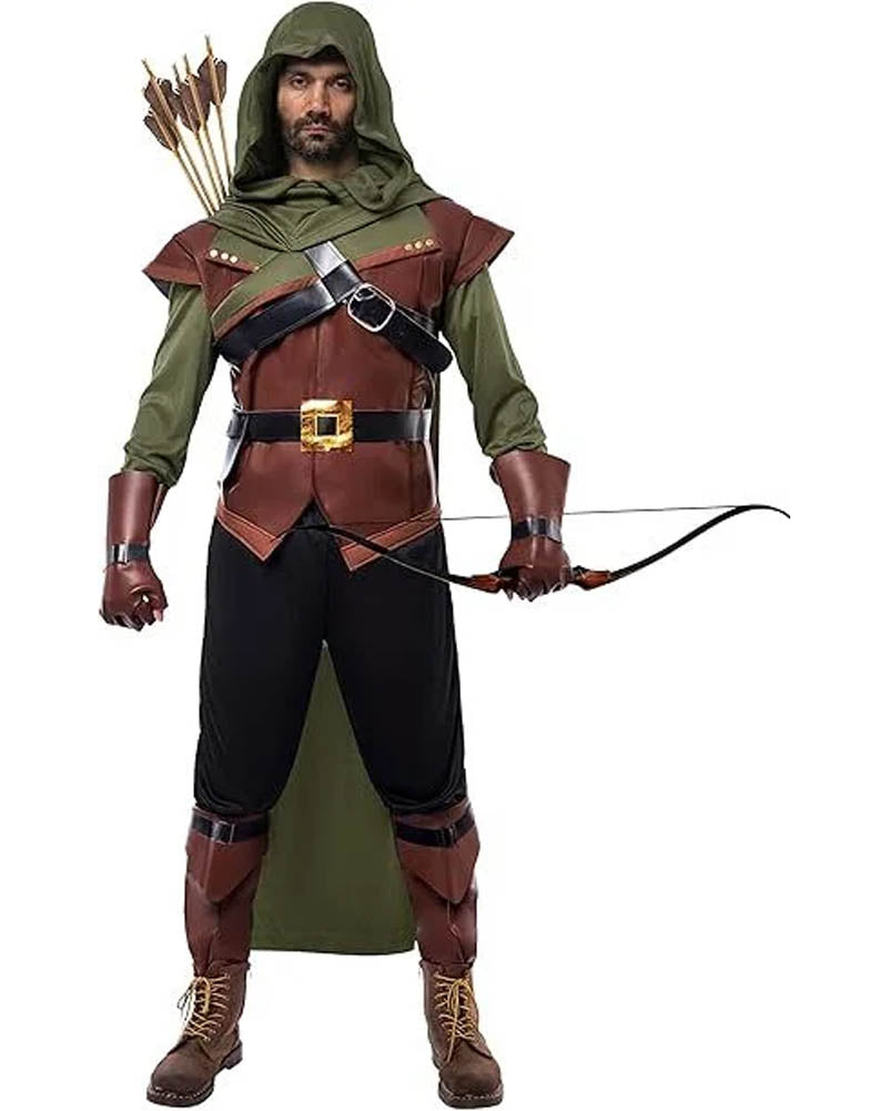 Robin Hood Deluxe Mens Book Week Costume