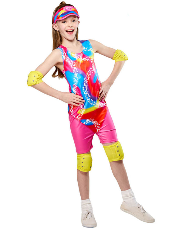 Rollerskate Barbie Girls Costume