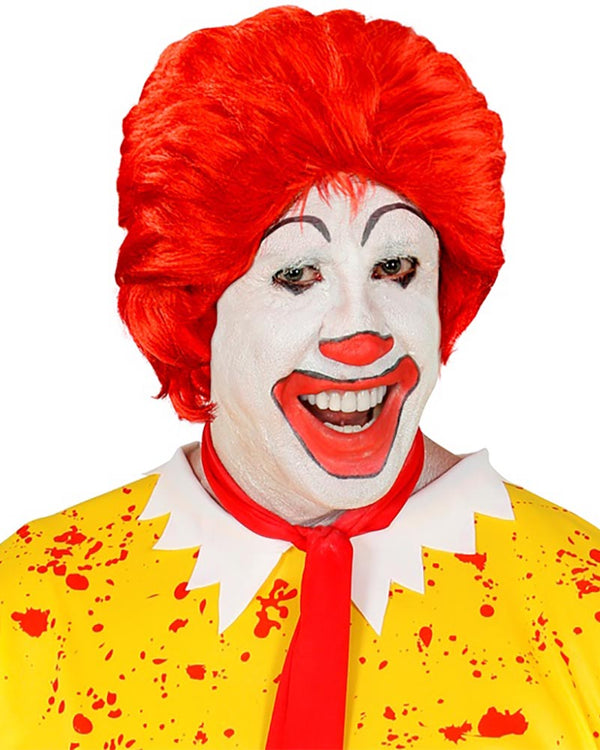 Fast Food Clown Short Red Wig