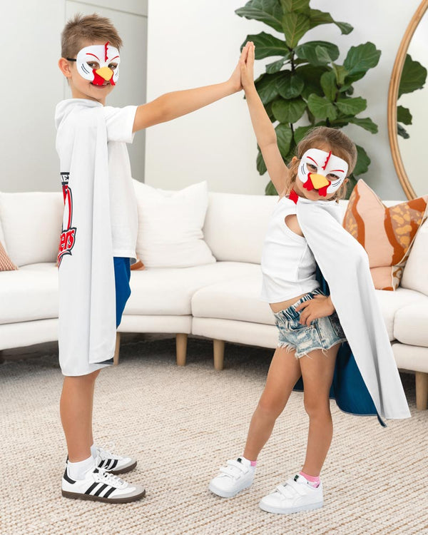 NRL Roosters Supporter Kids Cape