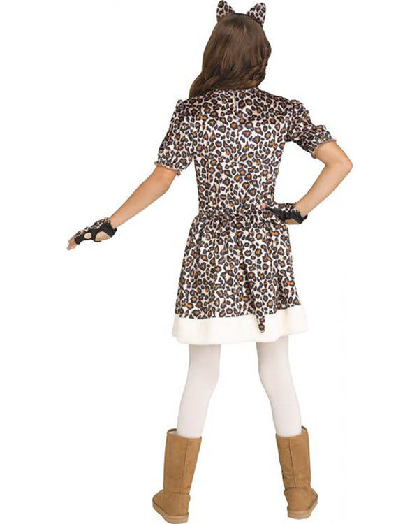 Rose Gold Leopard Girls Costume