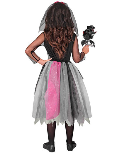 Roses Skeleton Girls Costume