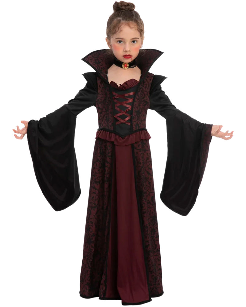 Royal Gothic Vampire Girls Costume