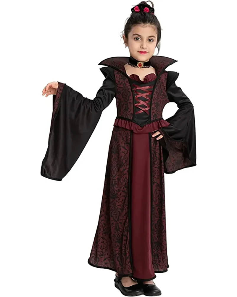 Royal Gothic Vampire Girls Costume