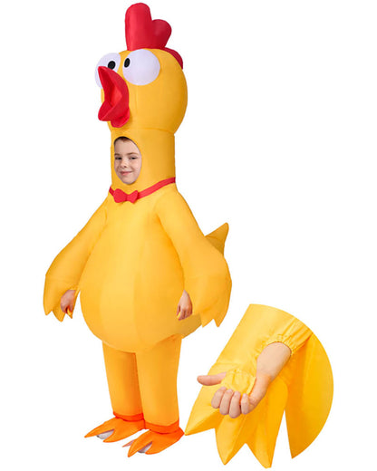 Rubber Chicken Inflatable Kids Costume