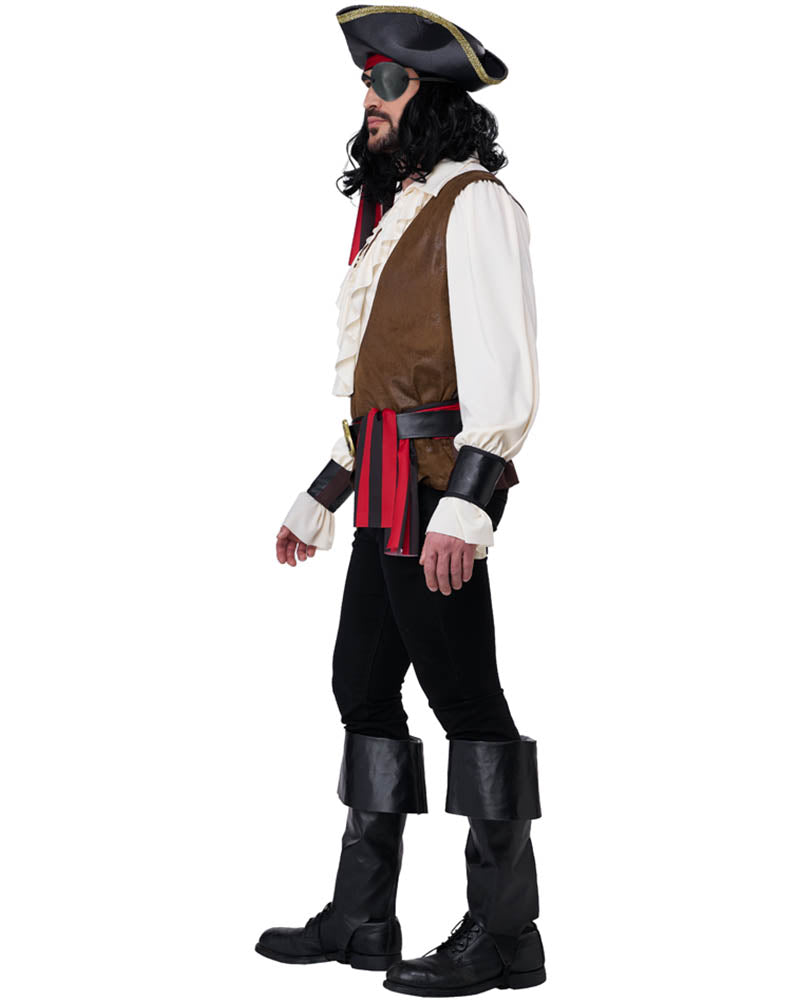 Rugged Renaissance Pirate Mens Costume