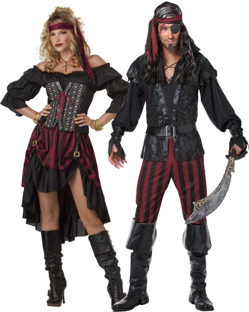 Ruthless Rogue Pirate Adult Couples Costume