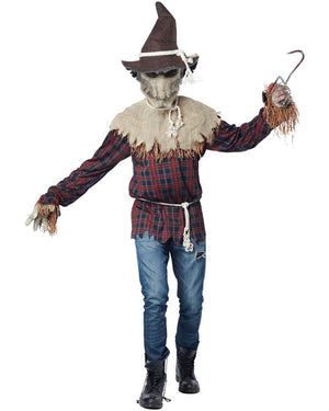 Sadistic Scarecrow Ani Motion Deluxe Mens Costume