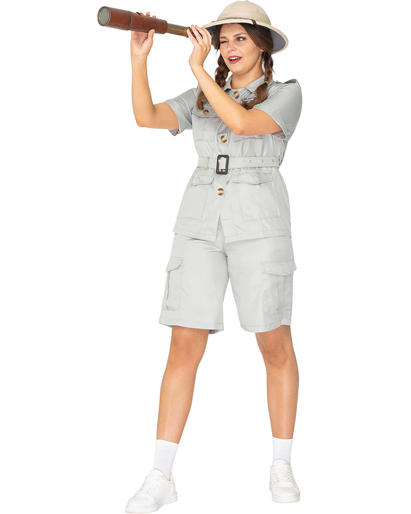 Safari Suit Deluxe Adult Plus Size Costume