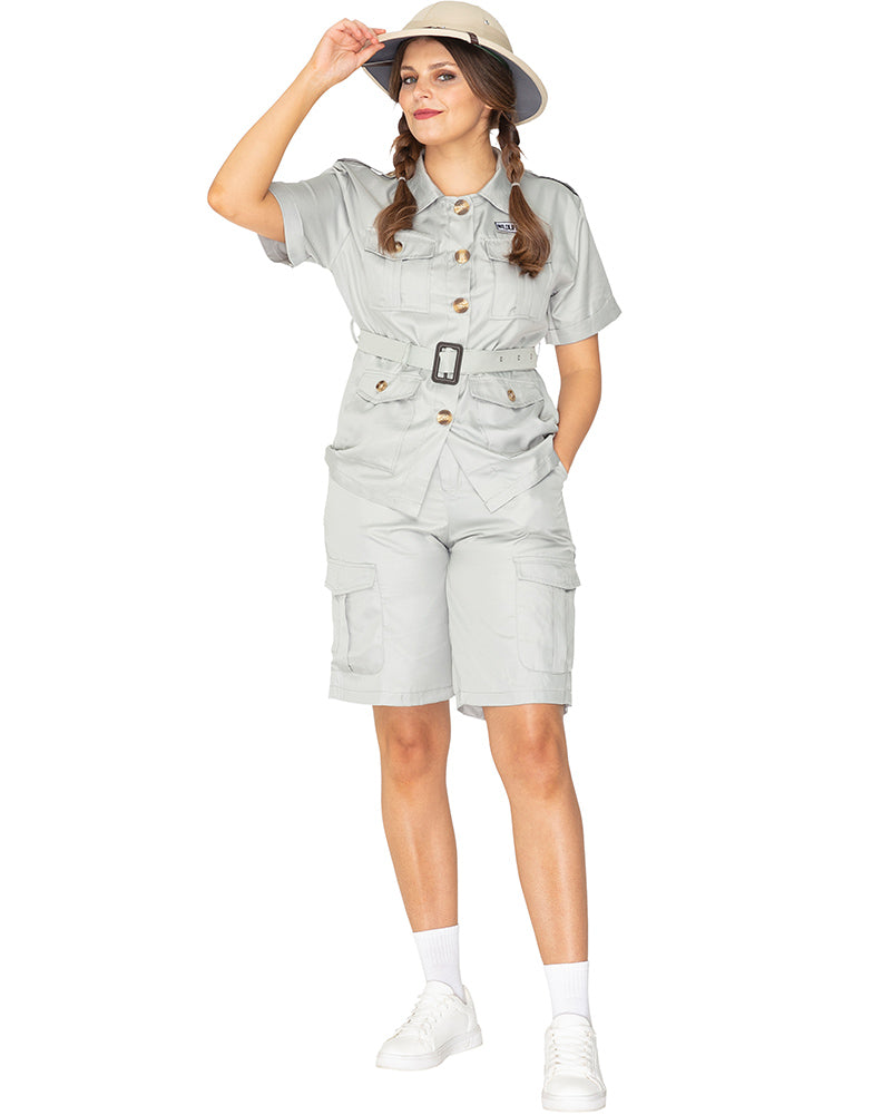 Safari Suit Deluxe Adult Plus Size Costume