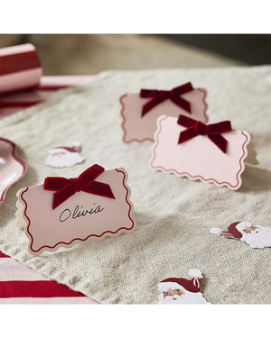 Santa Baby Place Cards