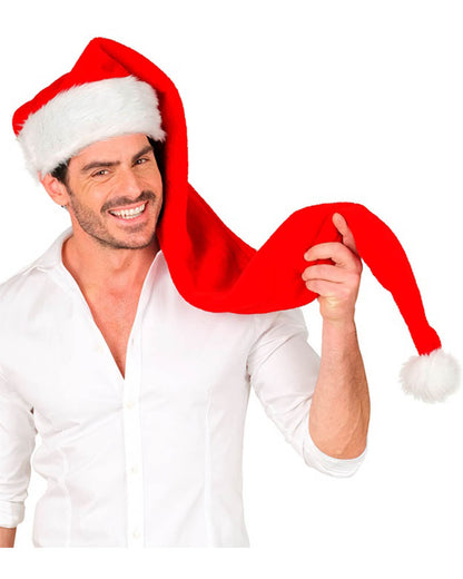 Santa Claus Plush Extra Long Hat 1.25m