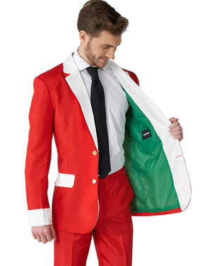 Santa Faux Fur Mens Christmas Suitmeister