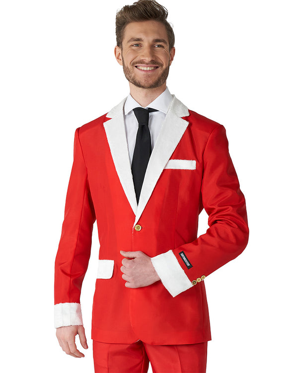 Santa Faux Fur Mens Christmas Suitmeister