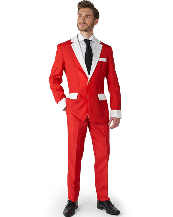 Santa Faux Fur Mens Christmas Suitmeister