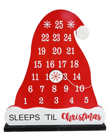 Santa Hat Magnetic Christmas Countdown Decoration 34cm