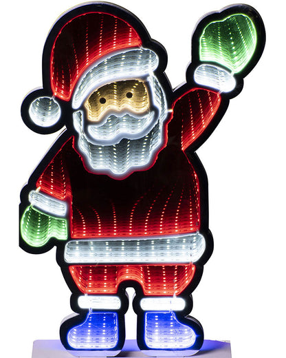 Santa Infinity Christmas Light 40cm