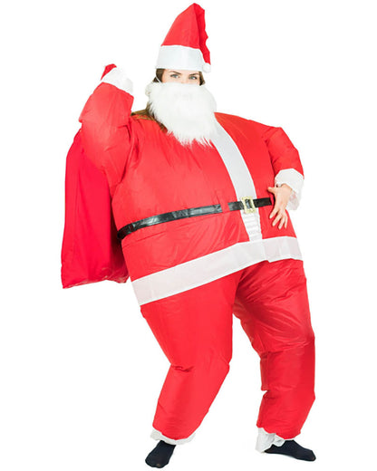 Santa Suit Inflatable Adult Costume