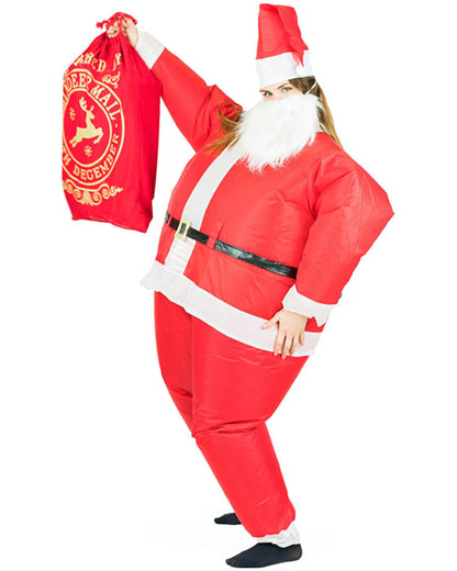 Santa Suit Inflatable Adult Costume