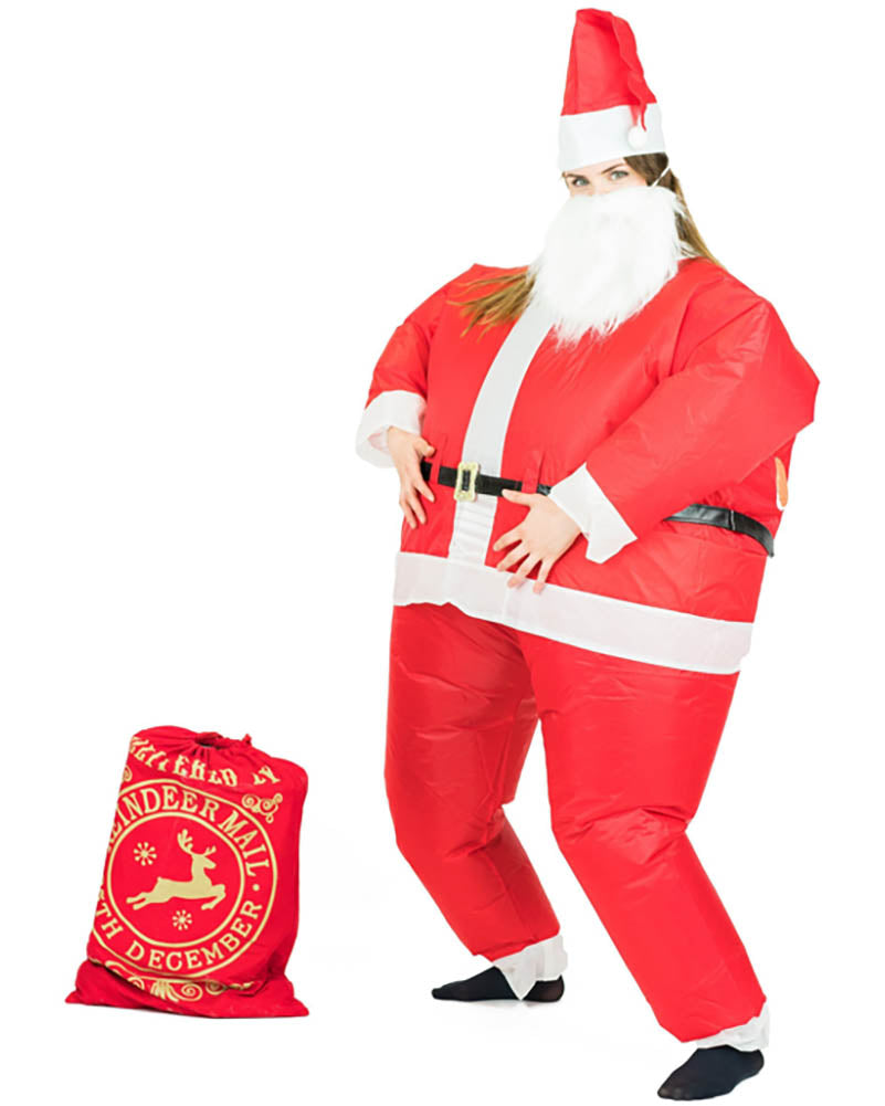 Santa Suit Inflatable Adult Costume